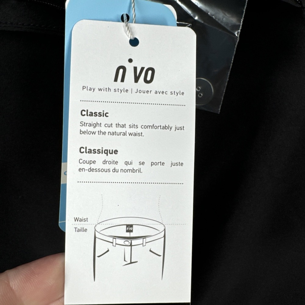 Nivo Womens Black Golf Skort Athletic Skirt with Pockets and Built-in Shorts - Picture 12 of 16